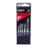 DART TILE/GLASS DRILL SET - 5/6/7/8/10MM,